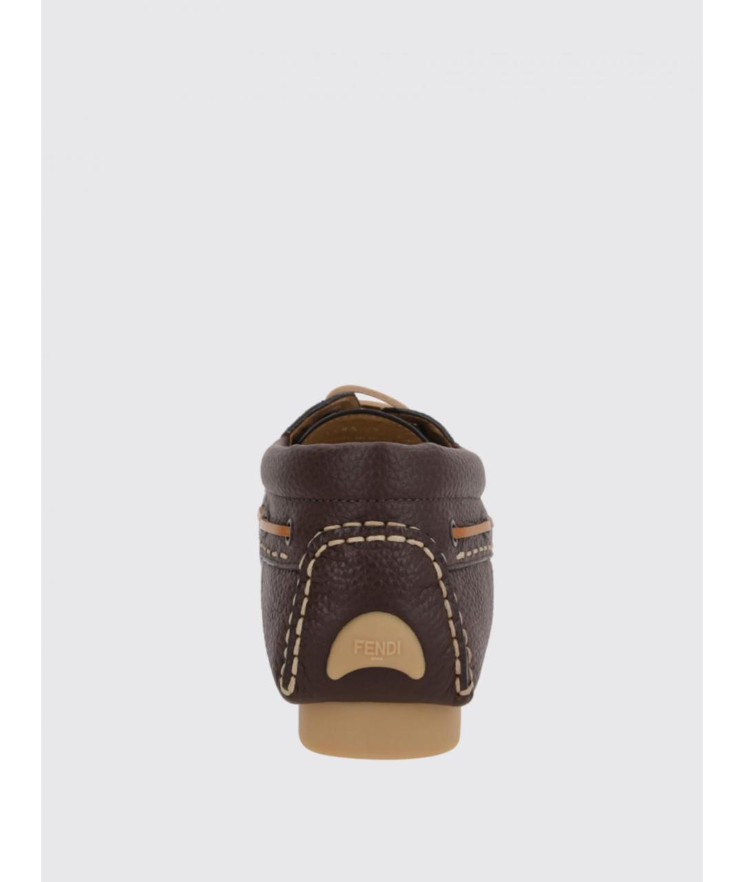 FENDI Коричневые туфли, фото 3