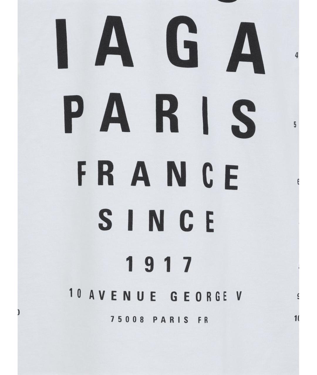 BALENCIAGA Белая хлопковая футболка, фото 3