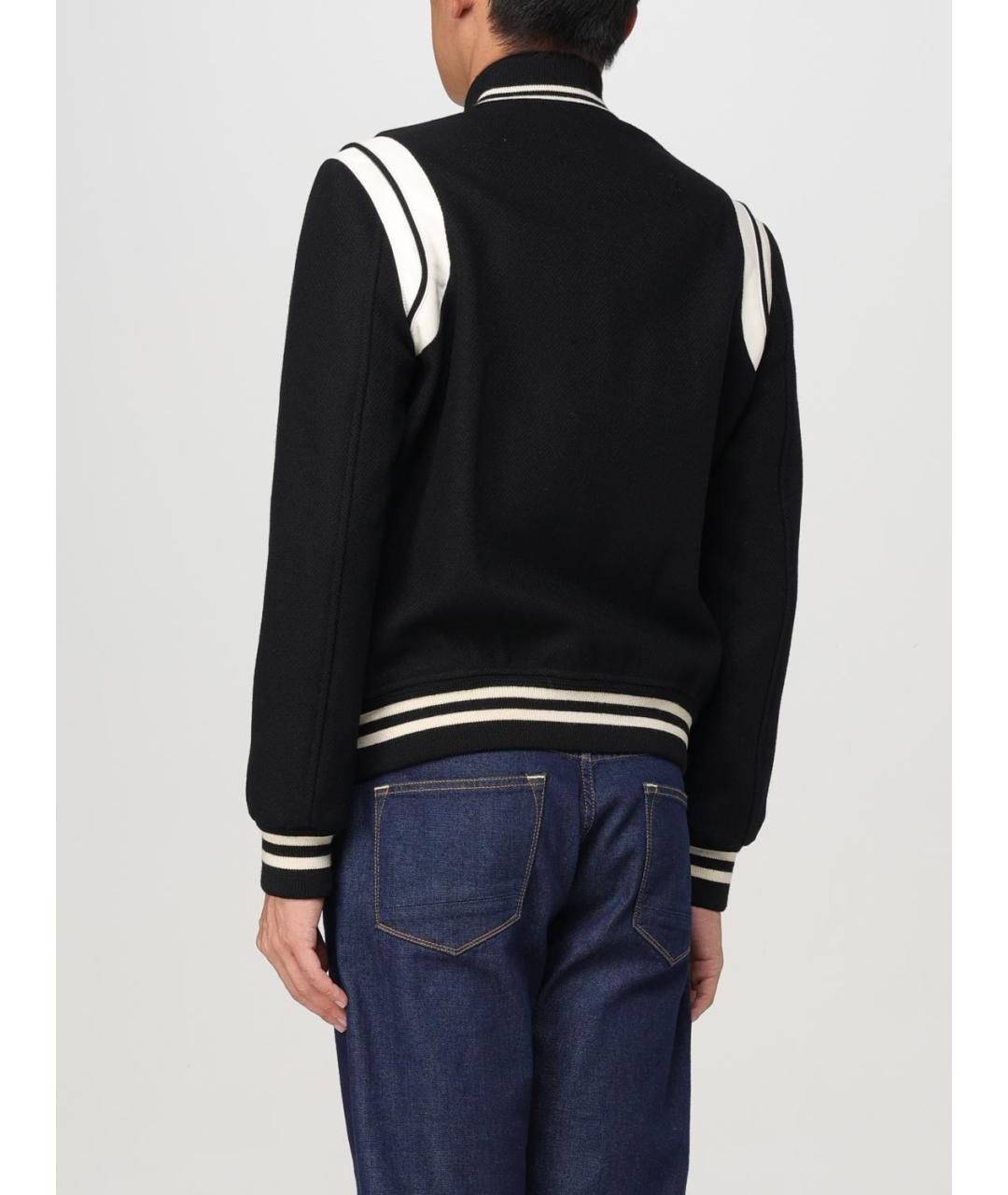 SAINT LAURENT Черная куртка, фото 4