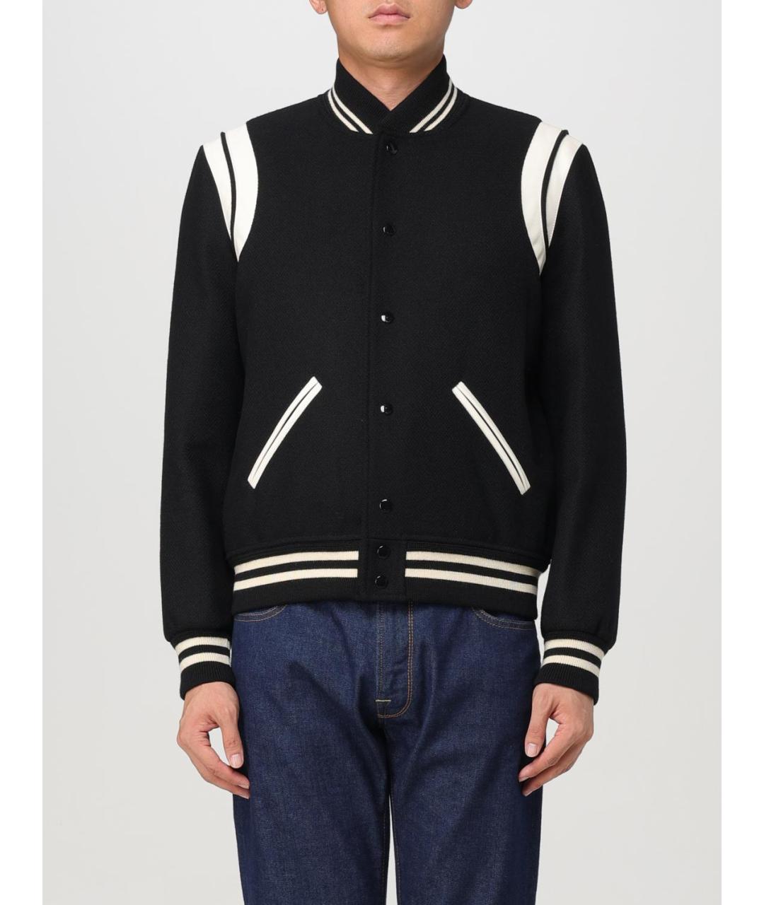 SAINT LAURENT Черная куртка, фото 2