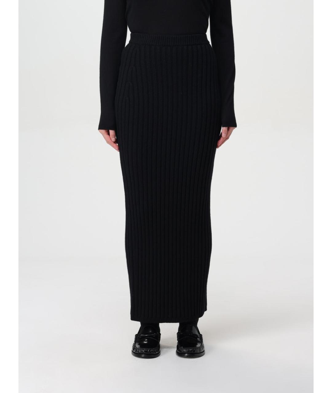 MAX MARA Черная юбка макси, фото 2