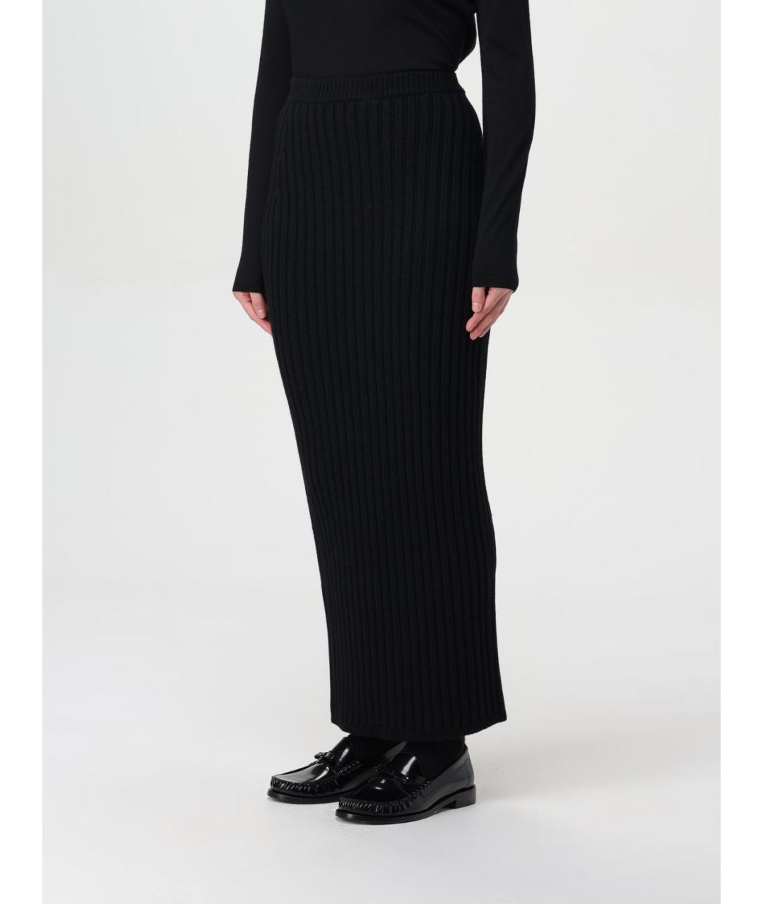 MAX MARA Черная юбка макси, фото 5