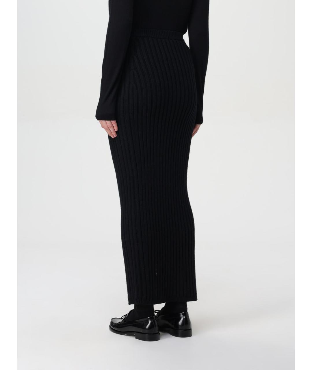 MAX MARA Черная юбка макси, фото 4