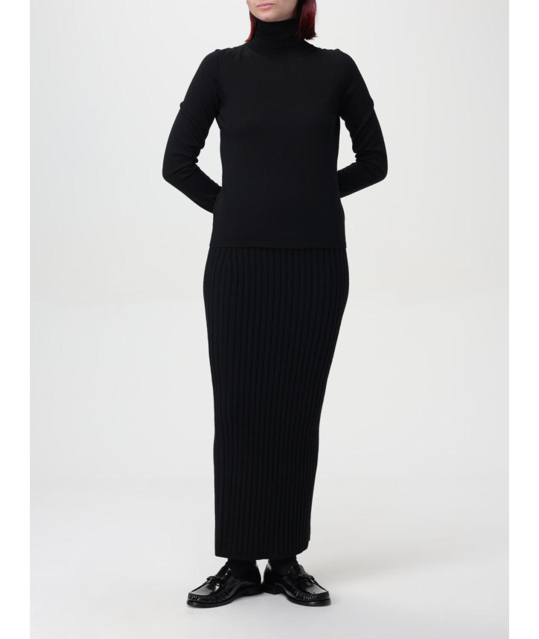 MAX MARA Черная юбка макси, фото 3