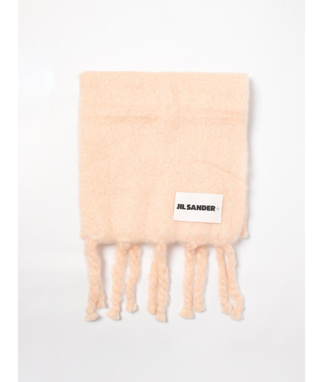 JIL SANDER Розовый шарф, фото 5