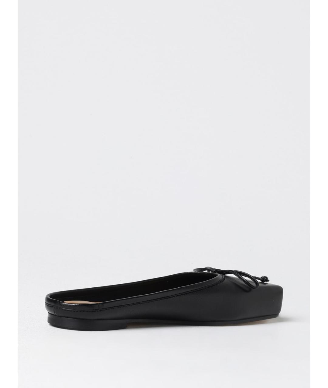 JACQUEMUS Черные кожаные мюли, фото 3