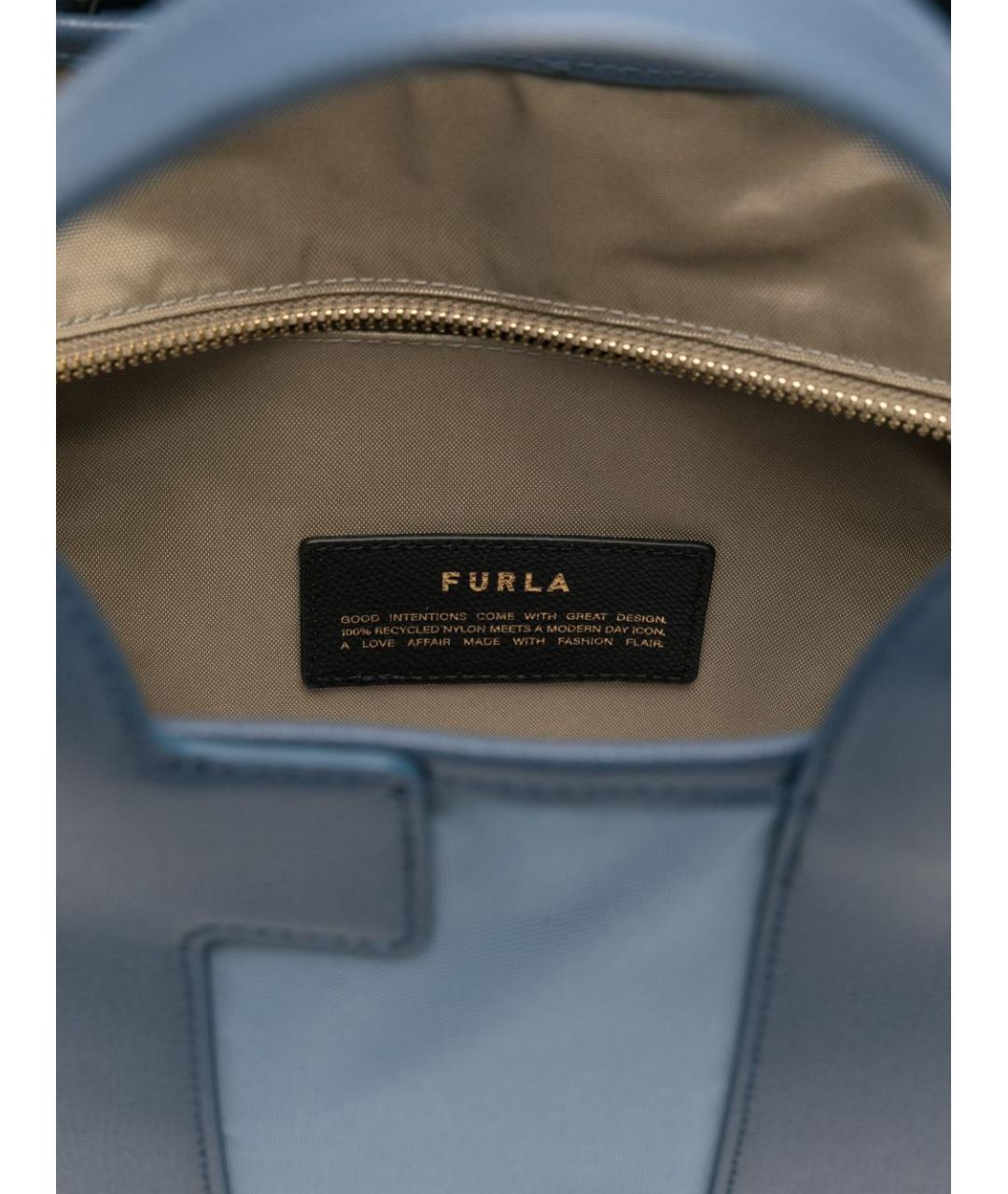 FURLA Синяя сумка тоут, фото 2