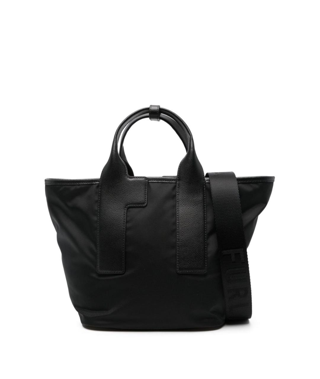 FURLA Черная сумка тоут, фото 1