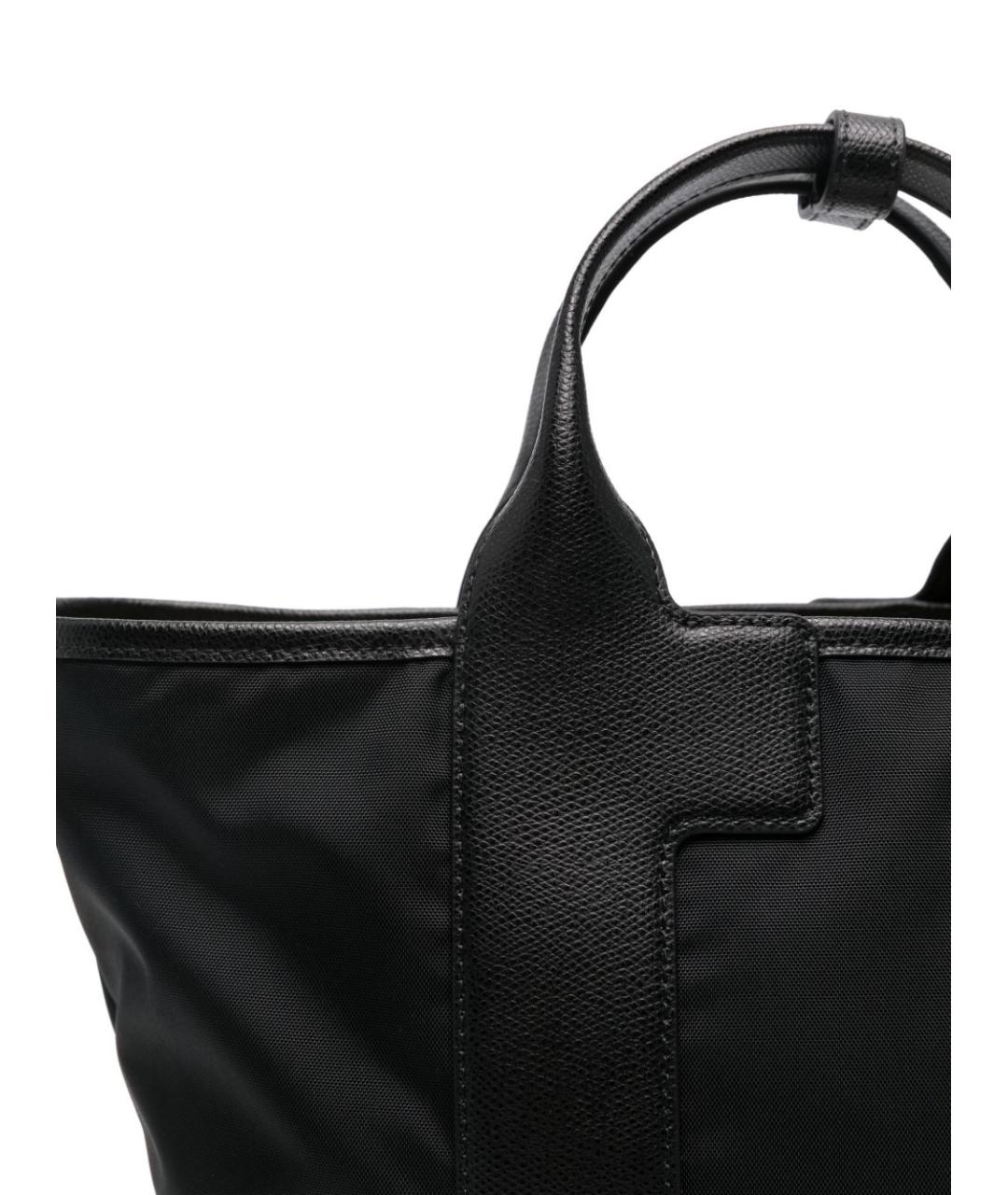 FURLA Черная сумка тоут, фото 5
