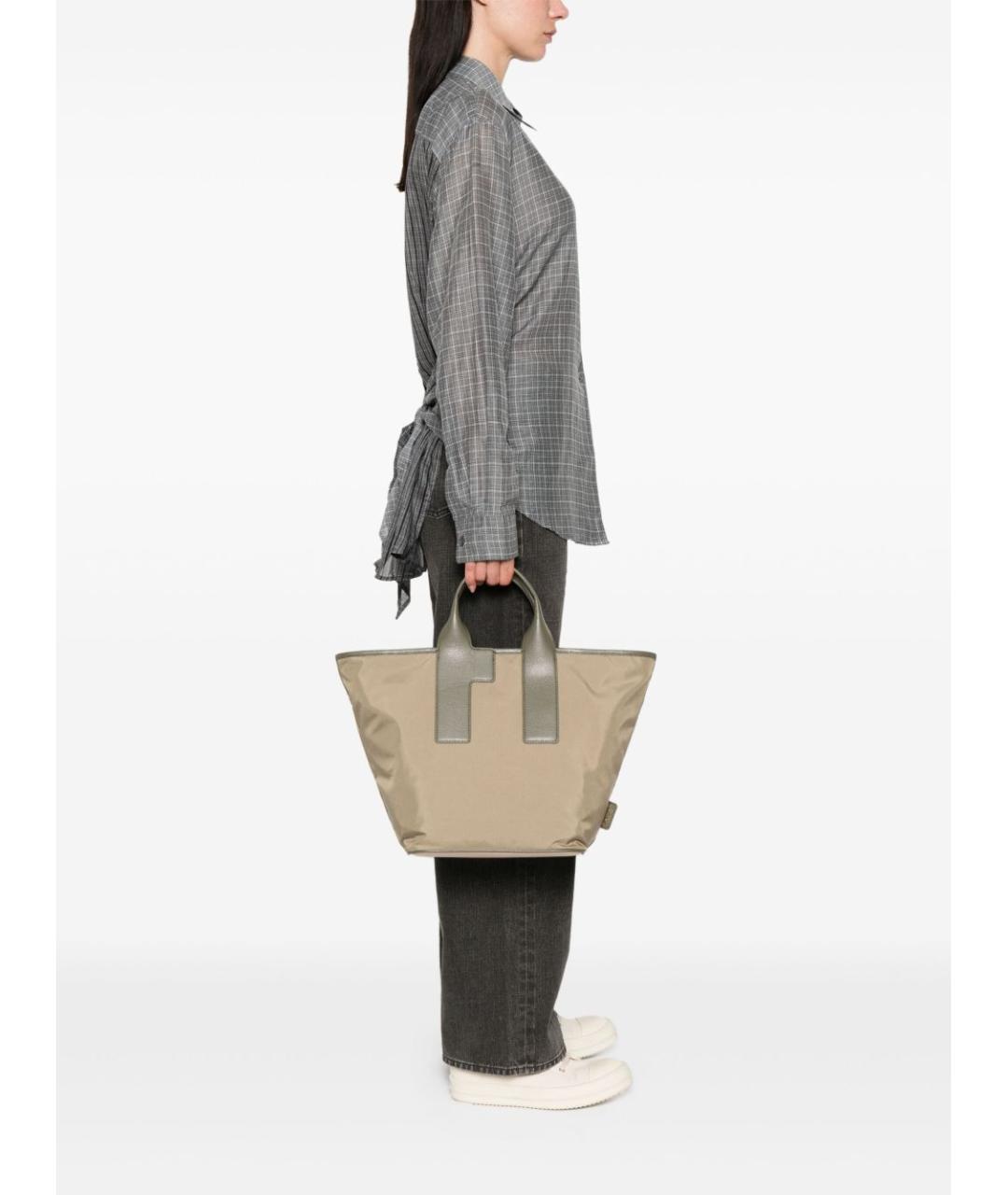 FURLA Зеленая сумка тоут, фото 5