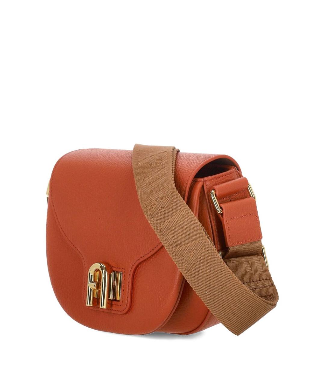 FURLA Оранжевая сумка через плечо, фото 3