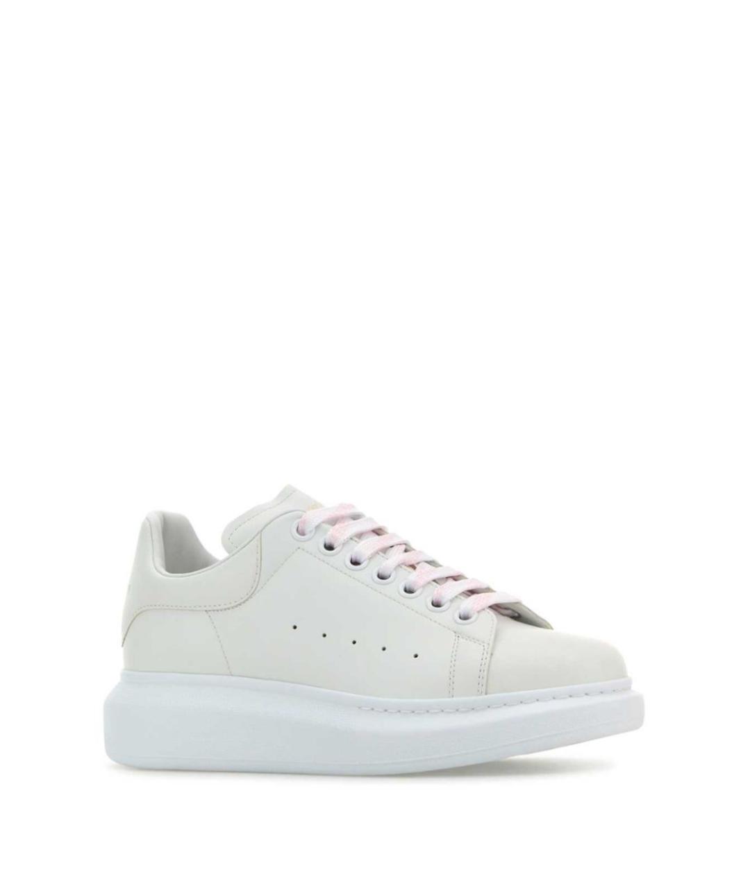 ALEXANDER MCQUEEN Белые кожаные кеды, фото 2