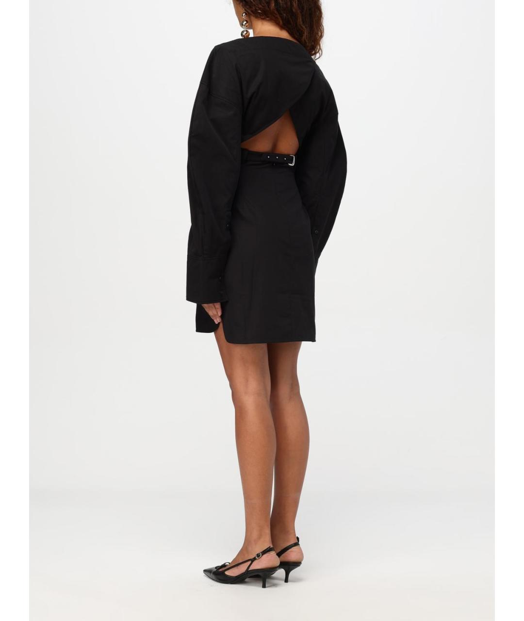 JACQUEMUS Черное повседневное платье, фото 5