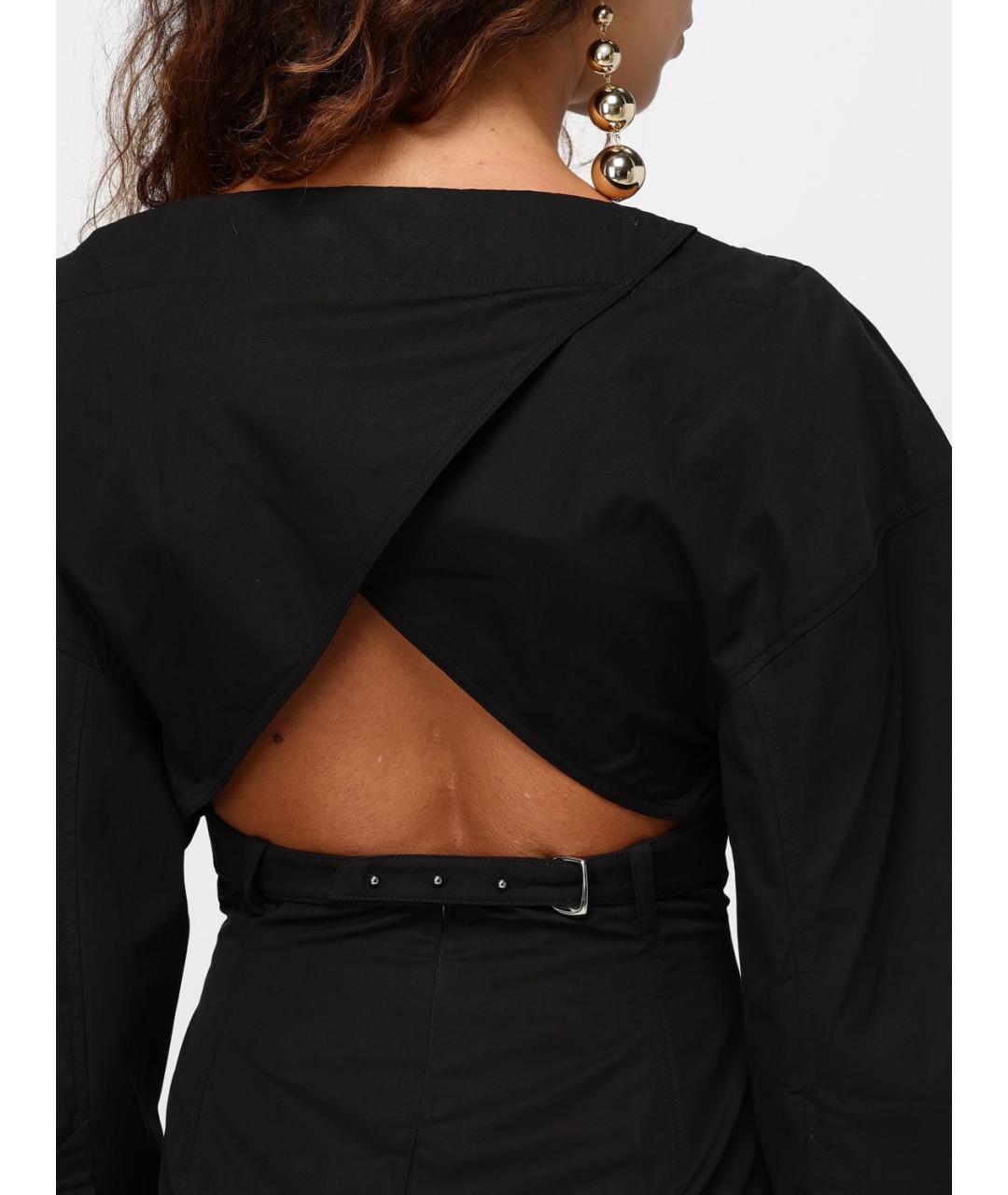 JACQUEMUS Черное повседневное платье, фото 7