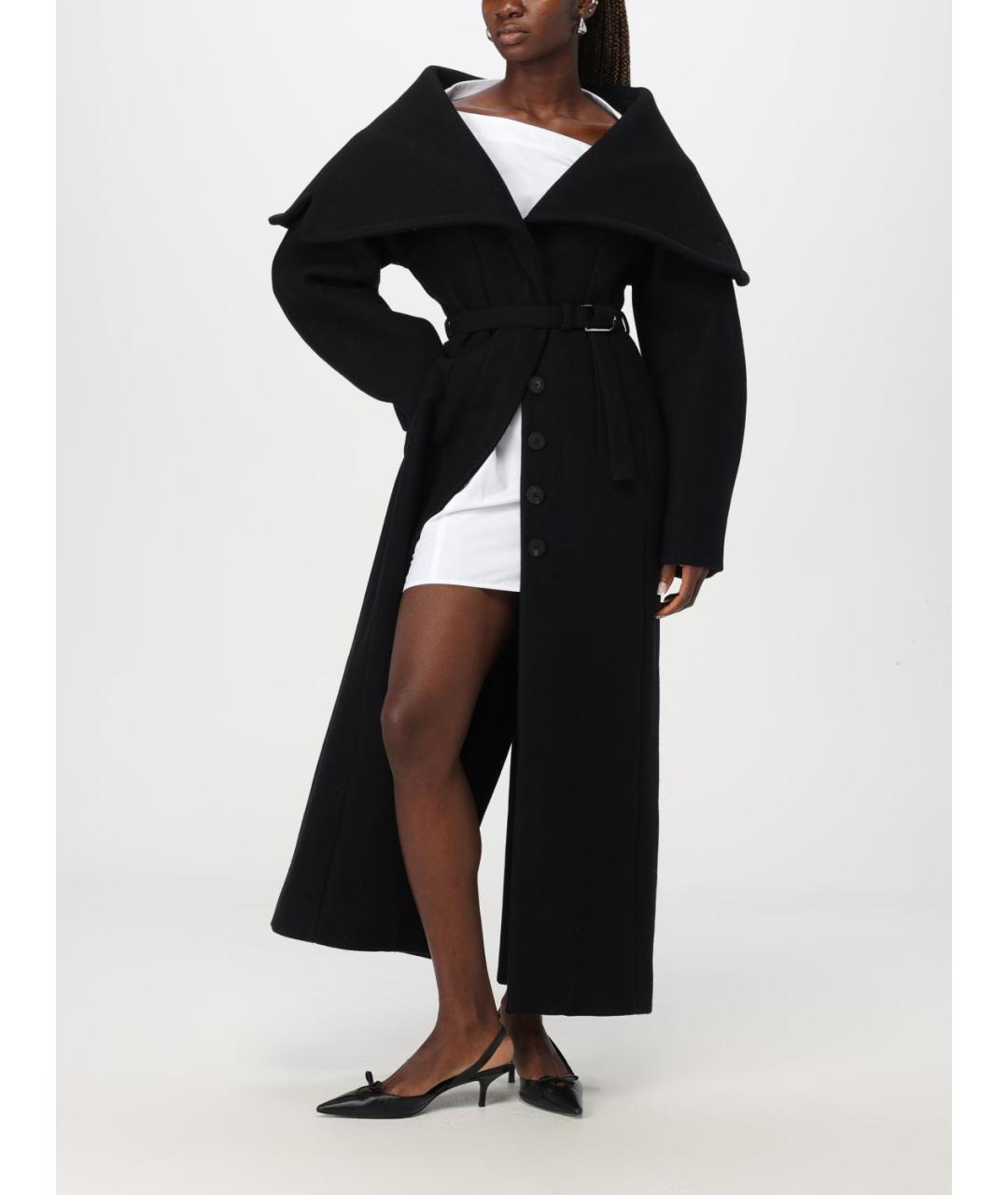 JACQUEMUS Белое хлопковое повседневное платье, фото 3