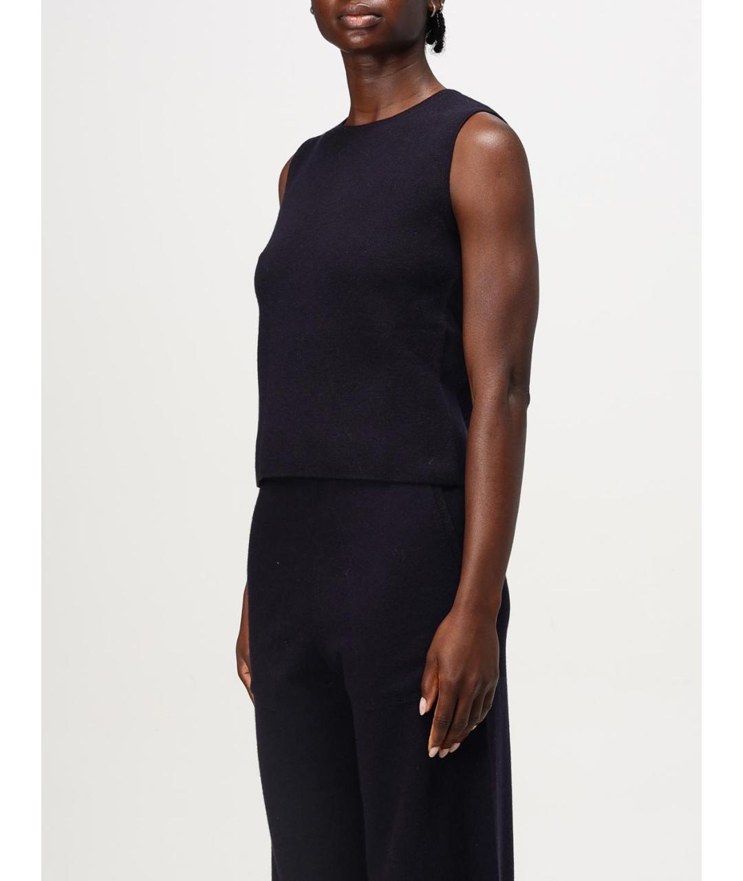 MAX MARA Синяя шерстяная майка, фото 5