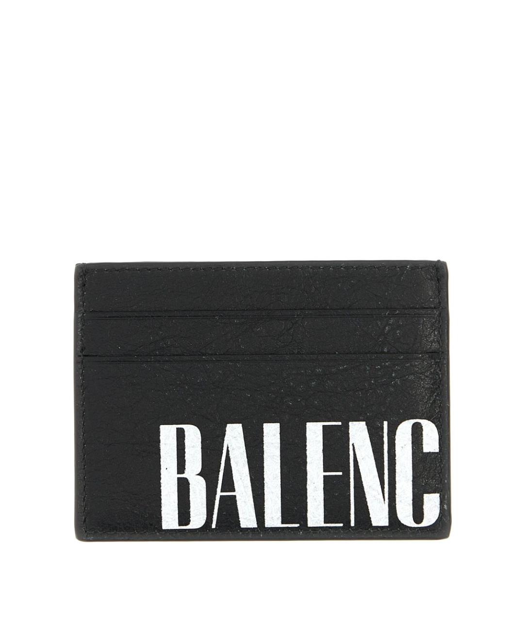 BALENCIAGA Черный кожаный кардхолдер, фото 1