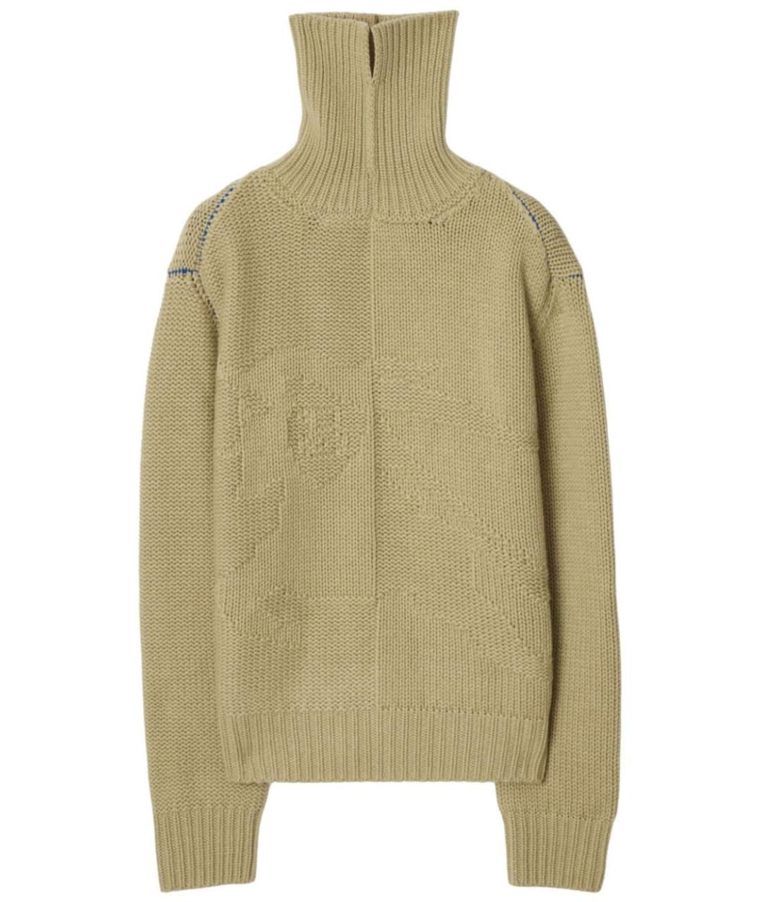 BURBERRY Бежевая кашемировая водолазка, фото 1