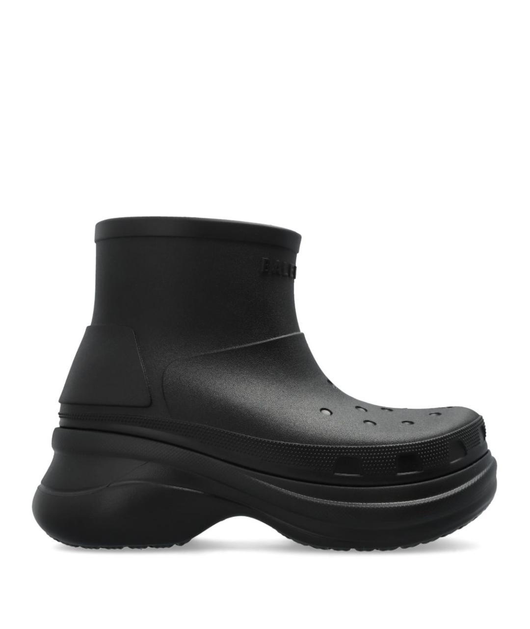 BALENCIAGA Черные высокие ботинки, фото 1