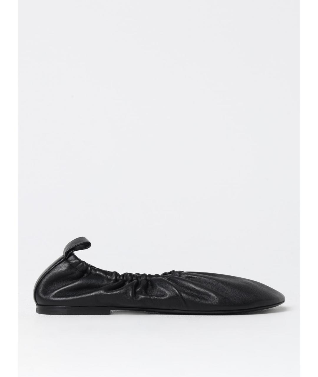 JIL SANDER Черные балетки, фото 5