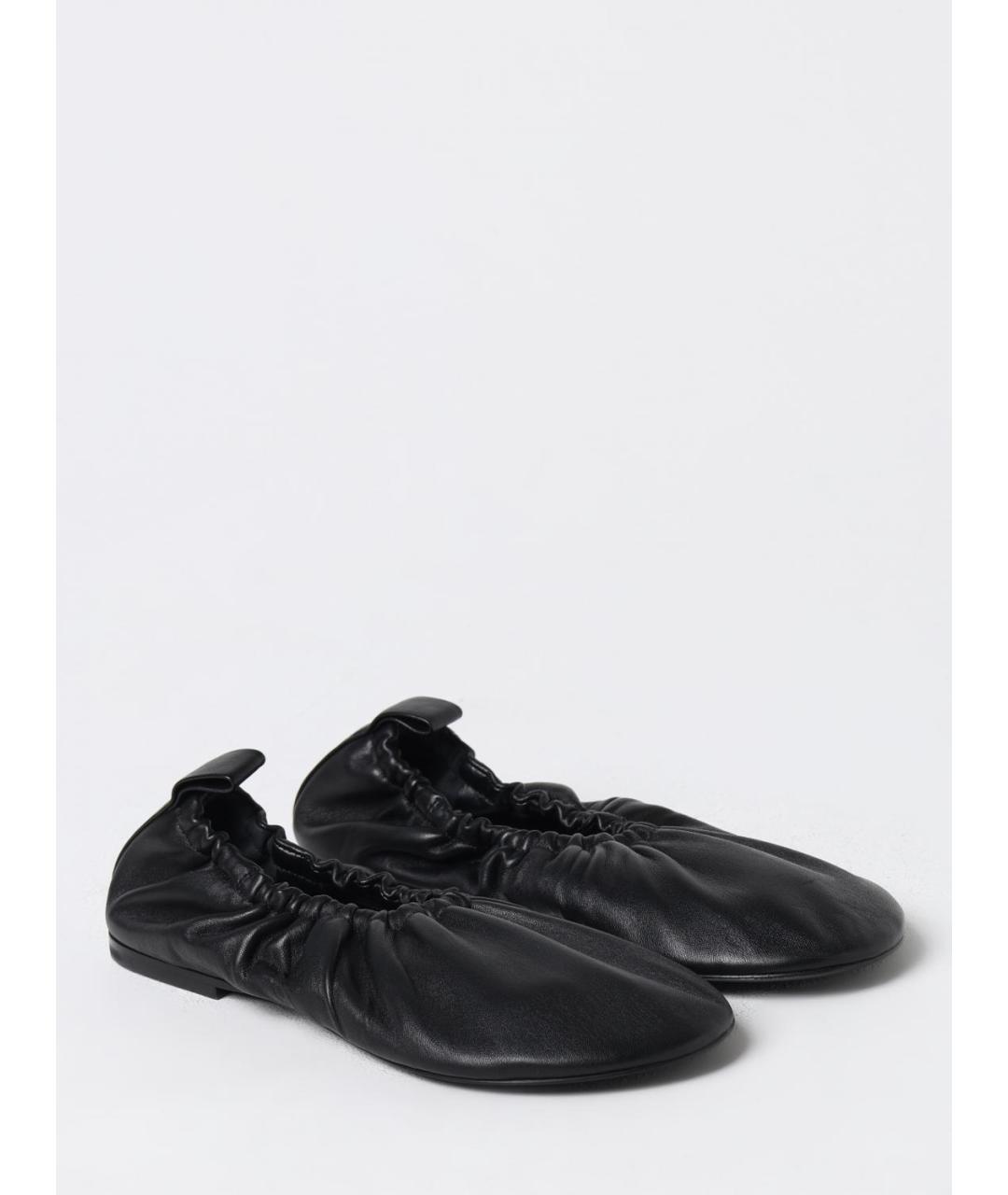 JIL SANDER Черные балетки, фото 2