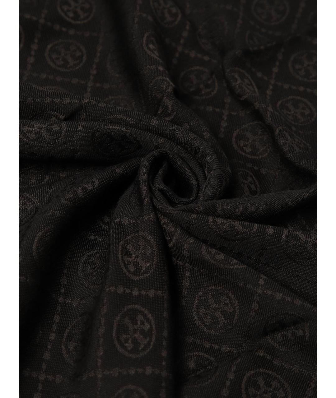 TORY BURCH Черный шарф, фото 3