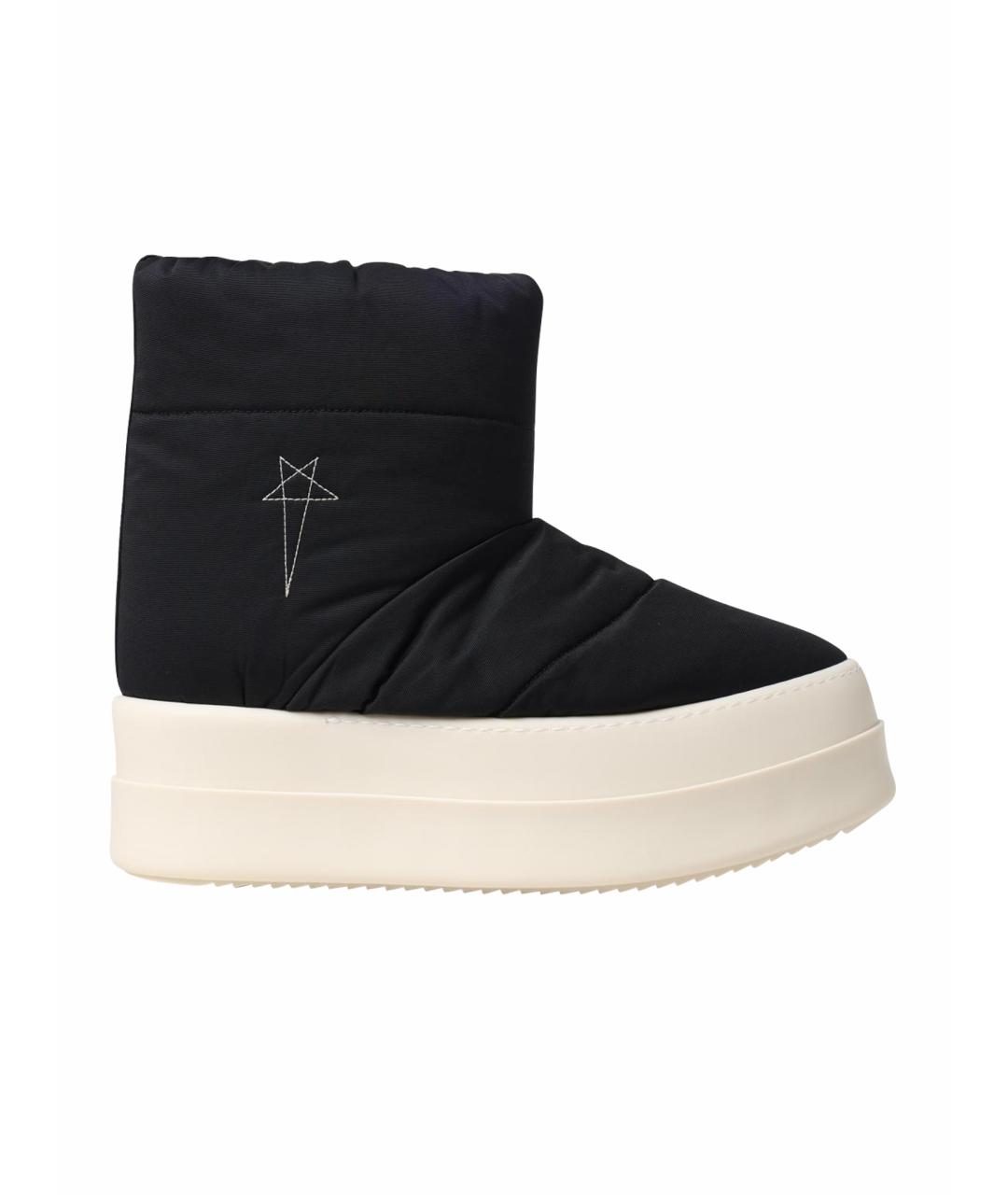 RICK OWENS DRKSHDW Черные синтетические высокие ботинки, фото 1