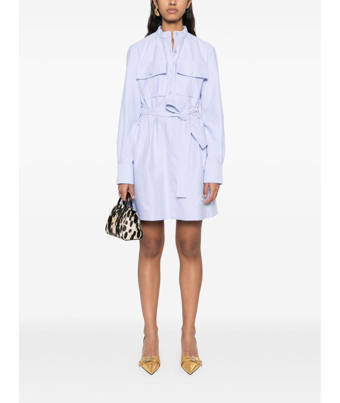 GIVENCHY Голубое повседневное платье, фото 3