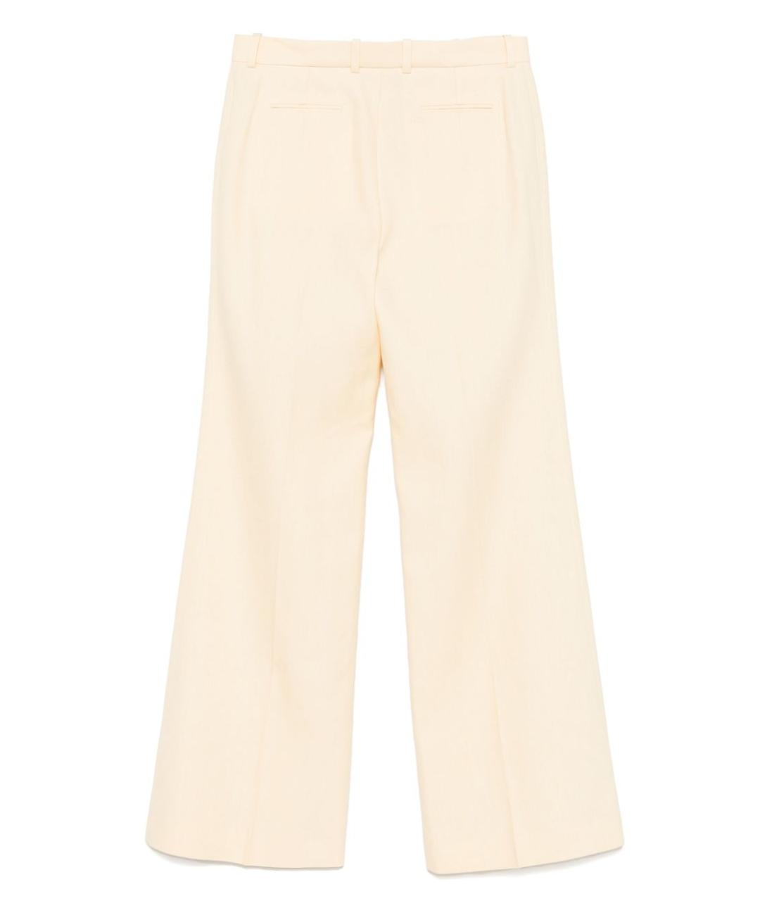 CHLOE Белые прямые брюки, фото 2