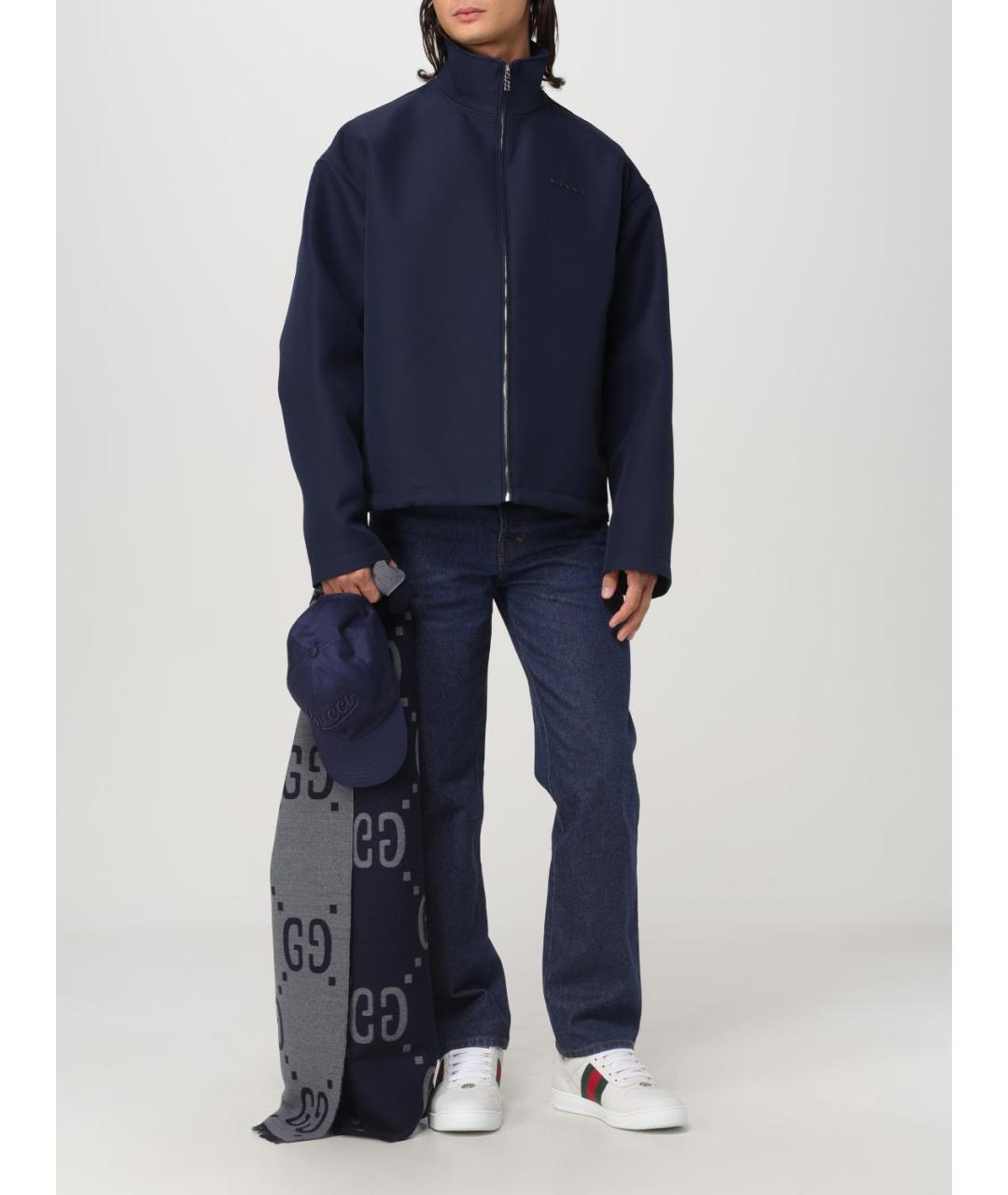 GUCCI Синяя куртка, фото 3
