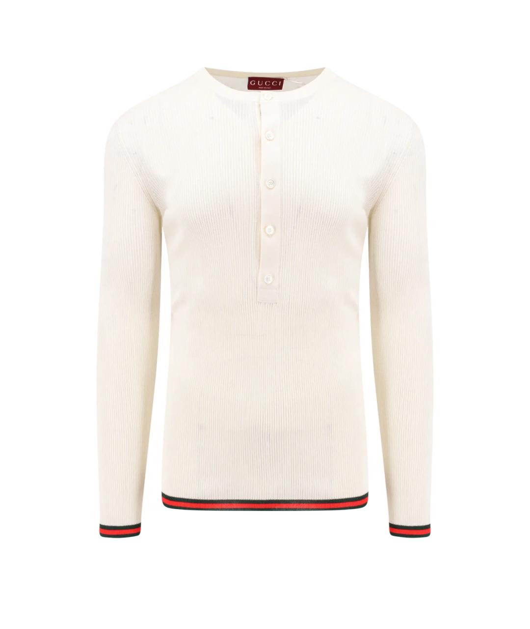 GUCCI Белый джемпер / свитер, фото 1