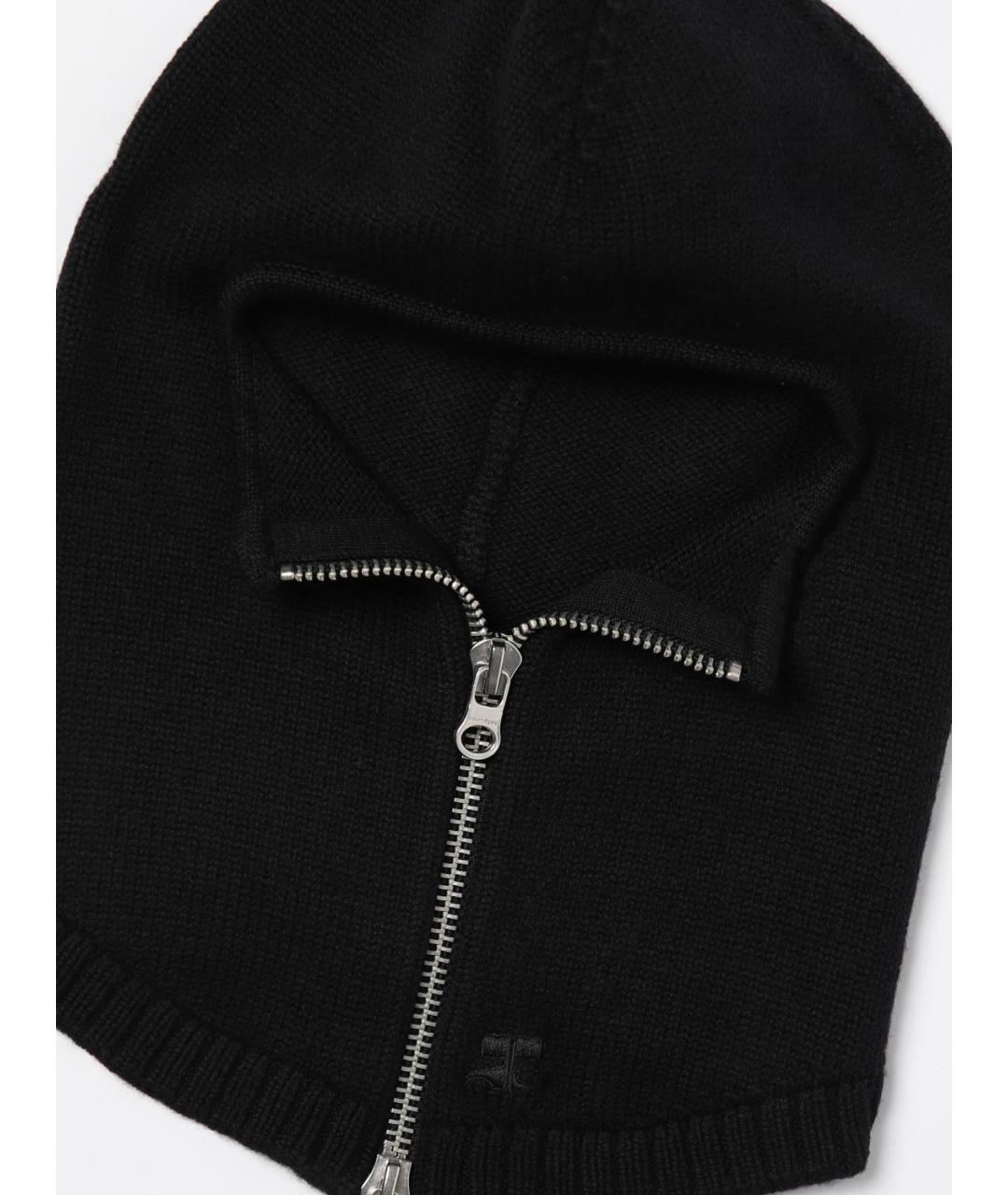 COURREGES Черная шапка, фото 2