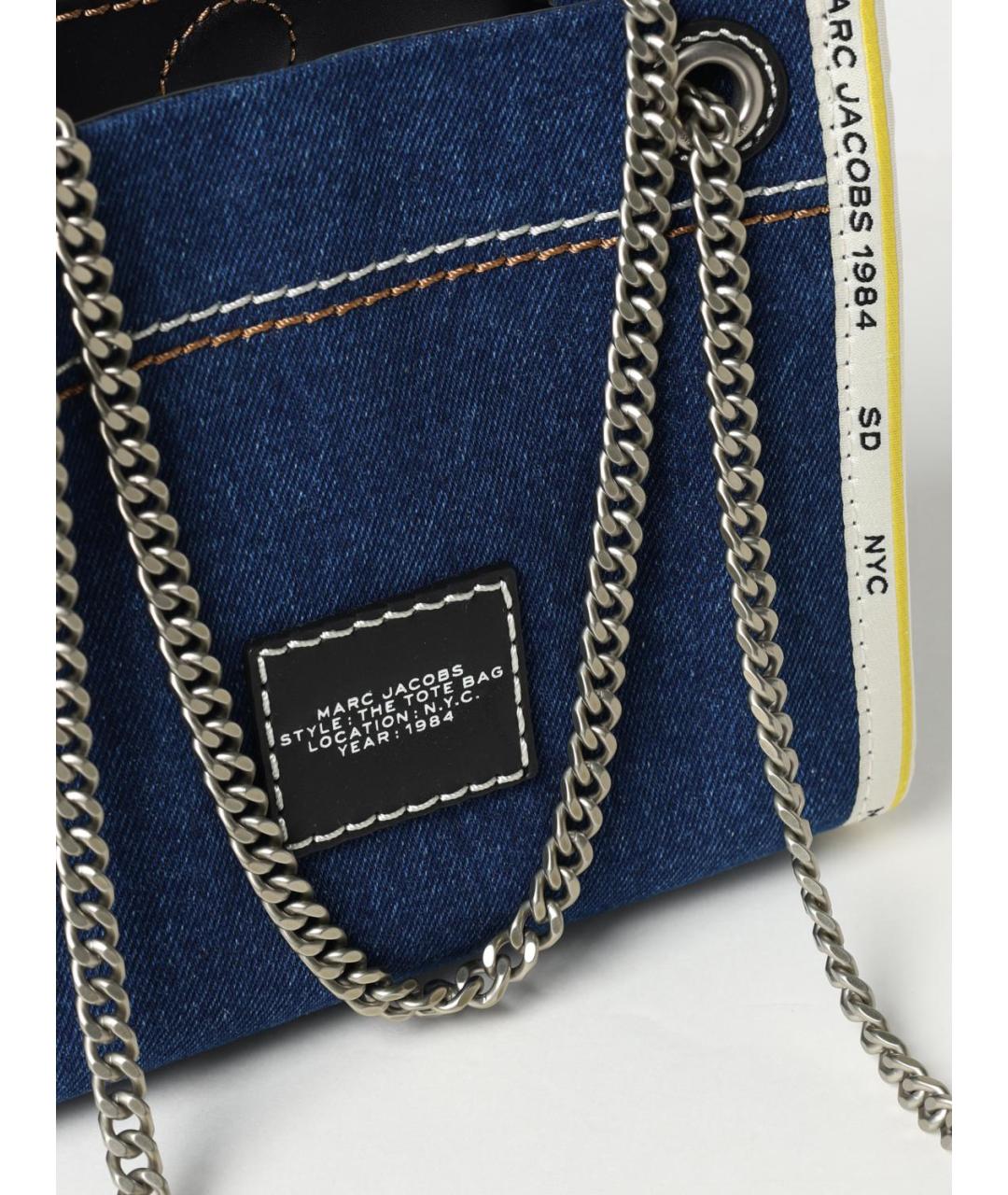 MARC JACOBS Синяя сумка с короткими ручками, фото 3