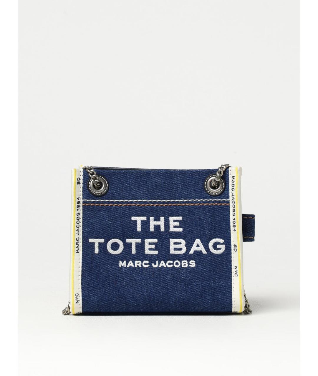 MARC JACOBS Синяя сумка с короткими ручками, фото 4
