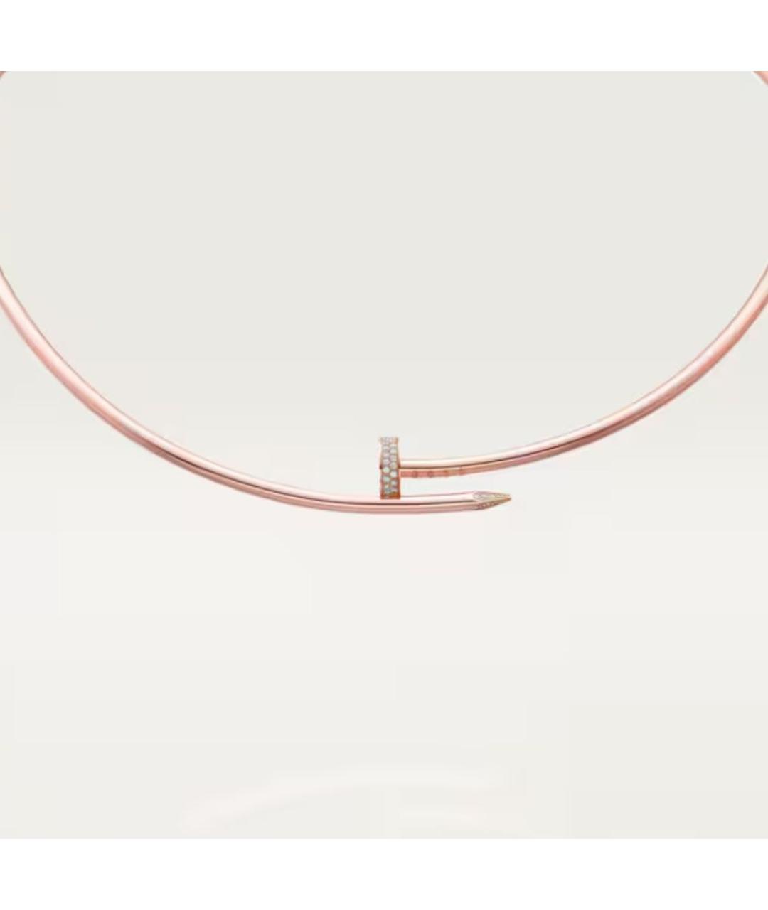 CARTIER Розовое колье из розового золота, фото 4