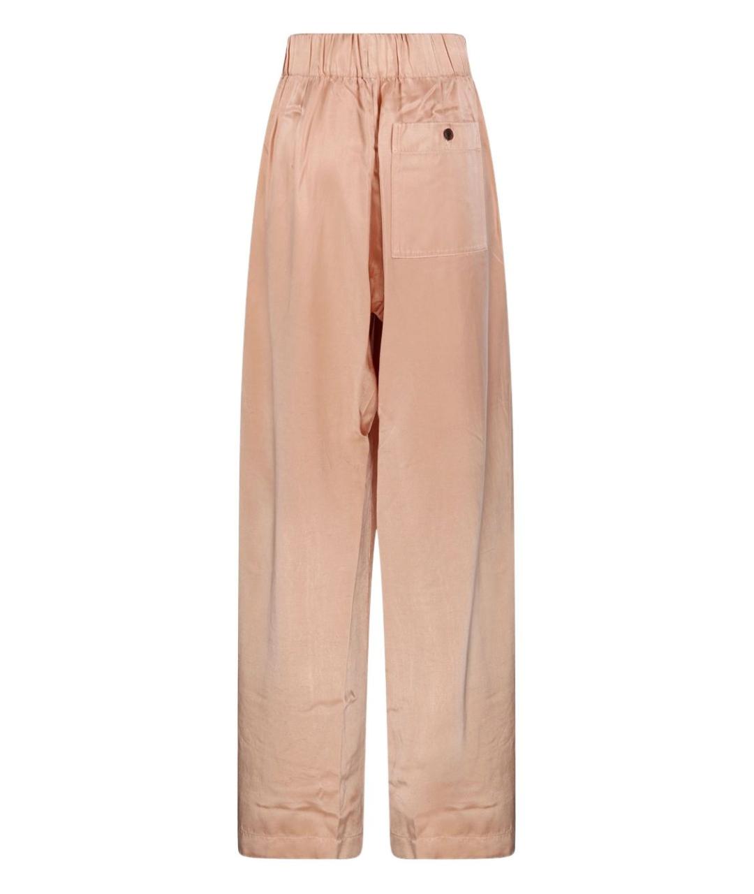 DRIES VAN NOTEN Бежевые прямые брюки, фото 3