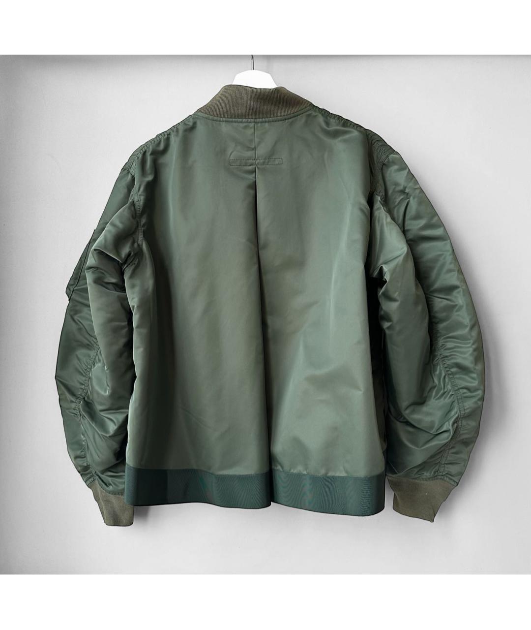 SACAI Хаки полиамидовая куртка, фото 3