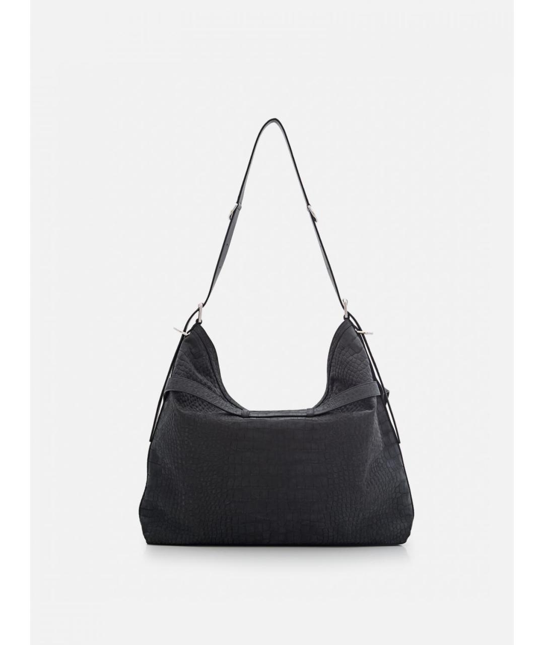 GIVENCHY Черная кожаная сумка тоут, фото 5