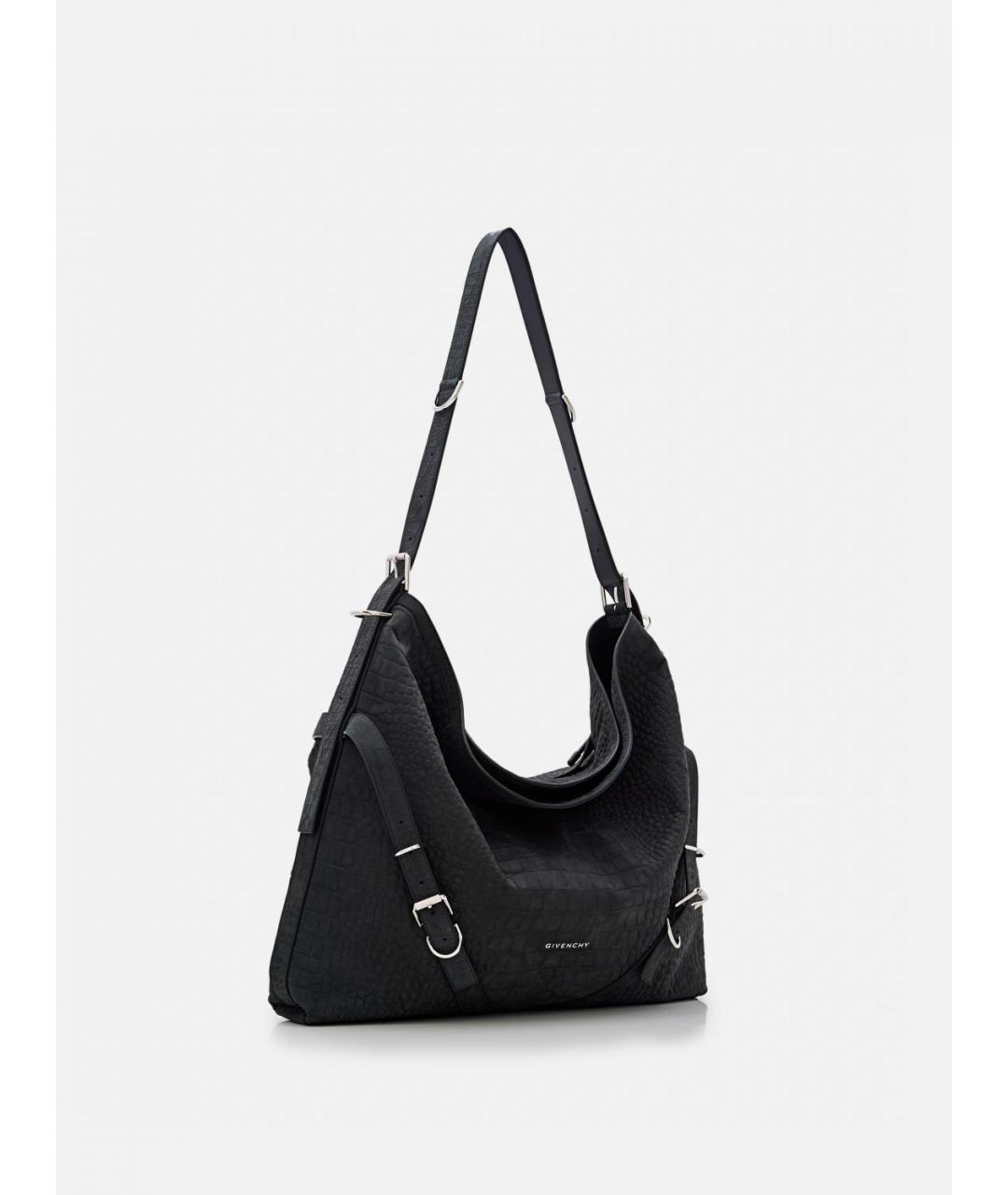 GIVENCHY Черная кожаная сумка тоут, фото 3