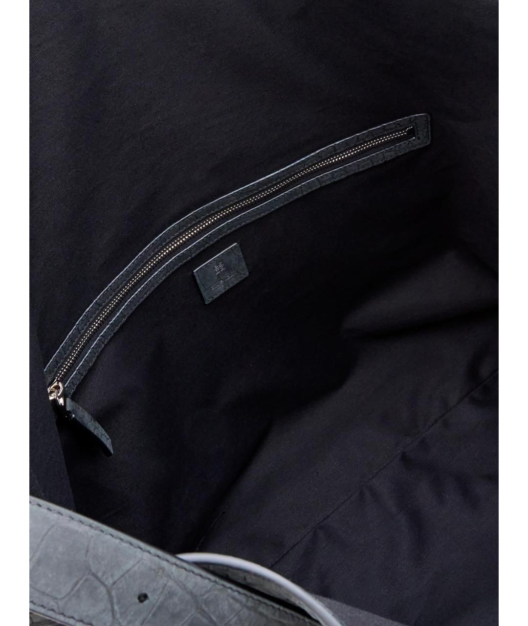 GIVENCHY Черная кожаная сумка тоут, фото 4