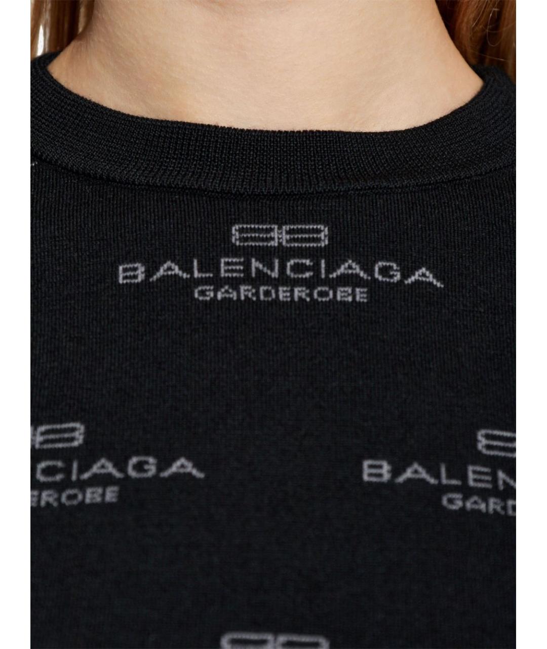 BALENCIAGA Черный джемпер / свитер, фото 5