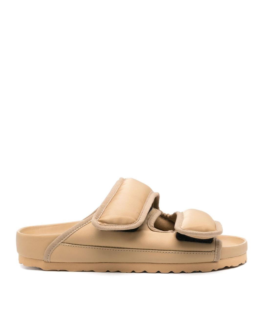 BIRKENSTOCK Коричневые кожаные мюли, фото 1