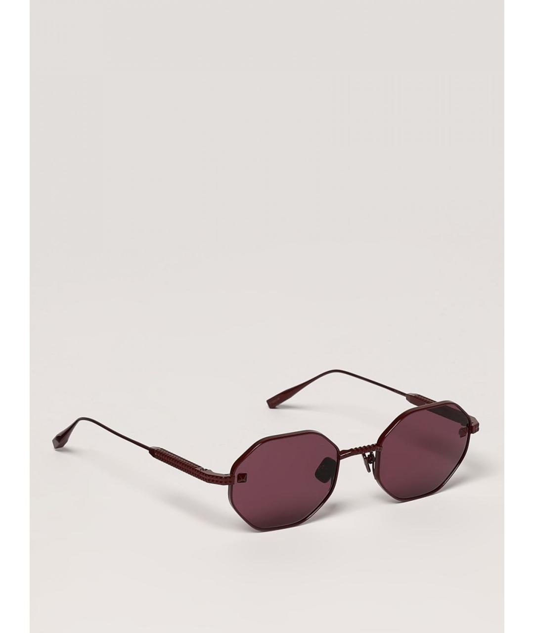 VALENTINO Бордовые солнцезащитные очки, фото 6