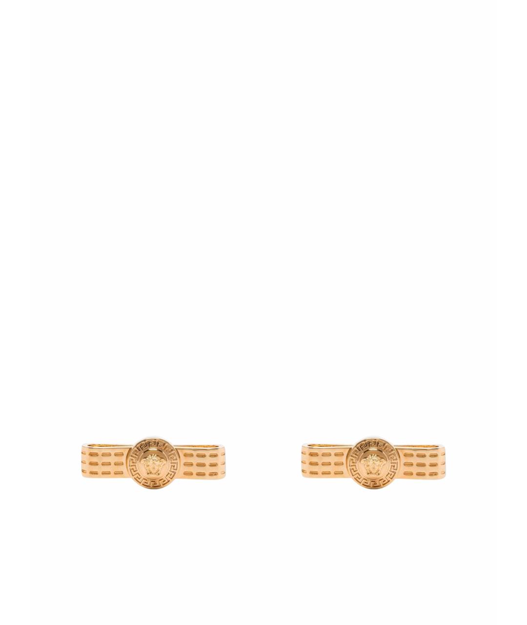 VERSACE Золотые латунные серьги, фото 1