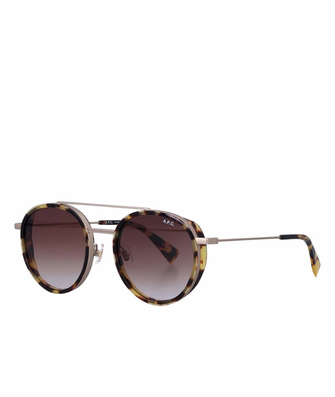 A.P.C. Коричневые солнцезащитные очки, фото 1
