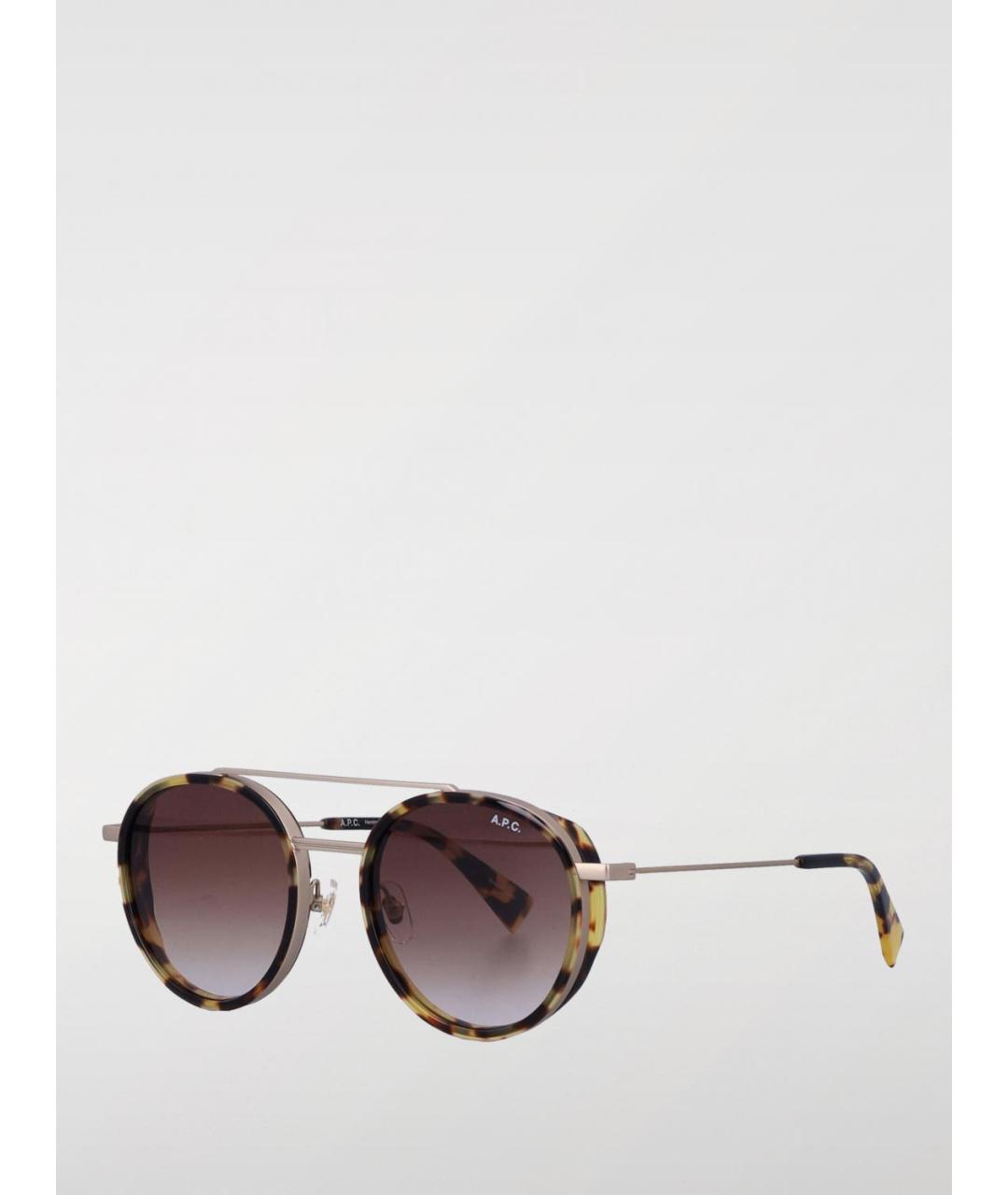 A.P.C. Коричневые солнцезащитные очки, фото 4