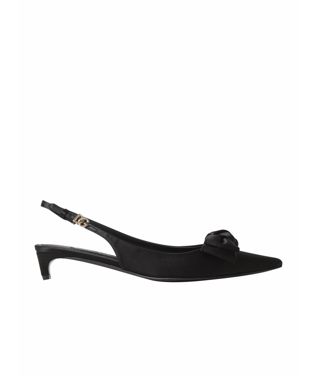 DOLCE&GABBANA Черные босоножки, фото 1