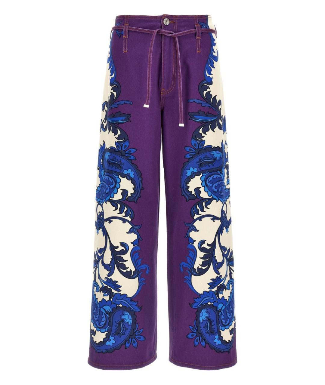 ETRO Фиолетовые прямые джинсы, фото 1