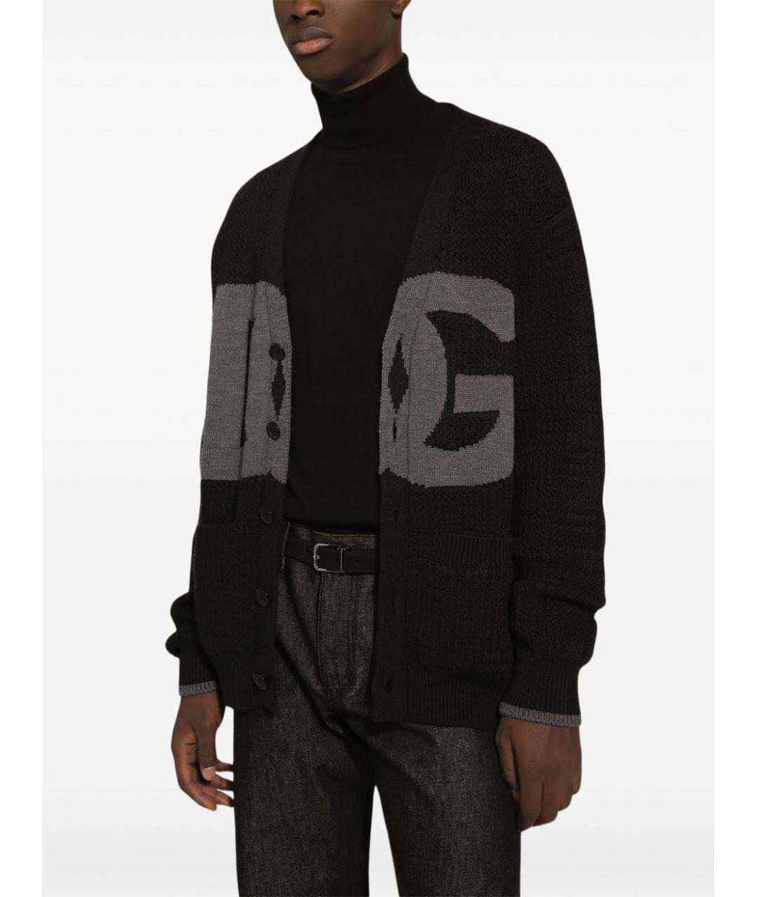 DOLCE&GABBANA Черный кардиган, фото 5