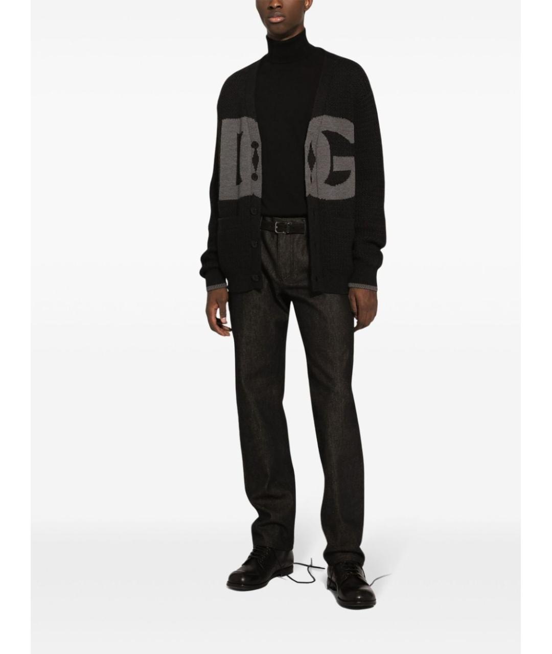 DOLCE&GABBANA Черный кардиган, фото 3